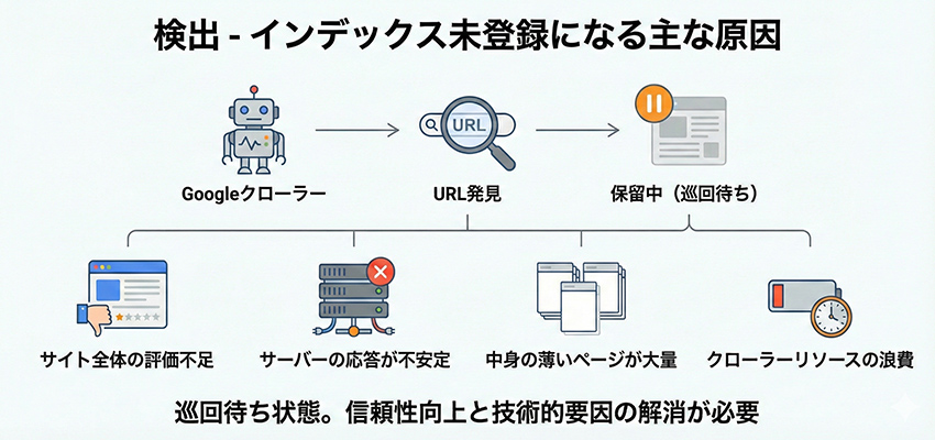 検出 - インデックス未登録になる原因