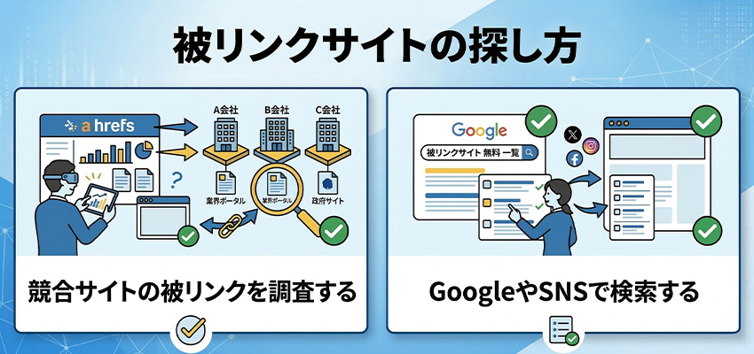 被リンクサイトの探し方