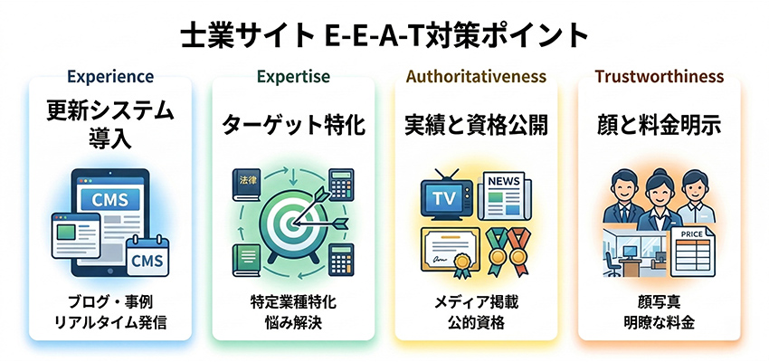 士業がホームページを制作する時に意識すべきポイント