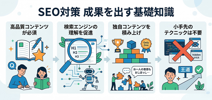 SEO対策で成果を出すための基礎知識