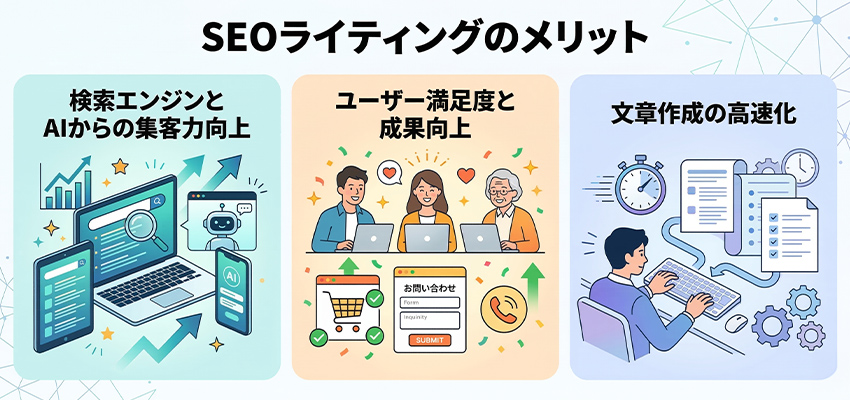 SEOライティングのメリット