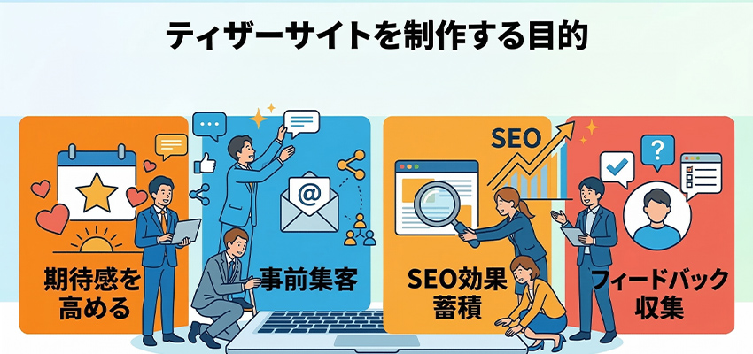 ティザーサイトを制作する目的